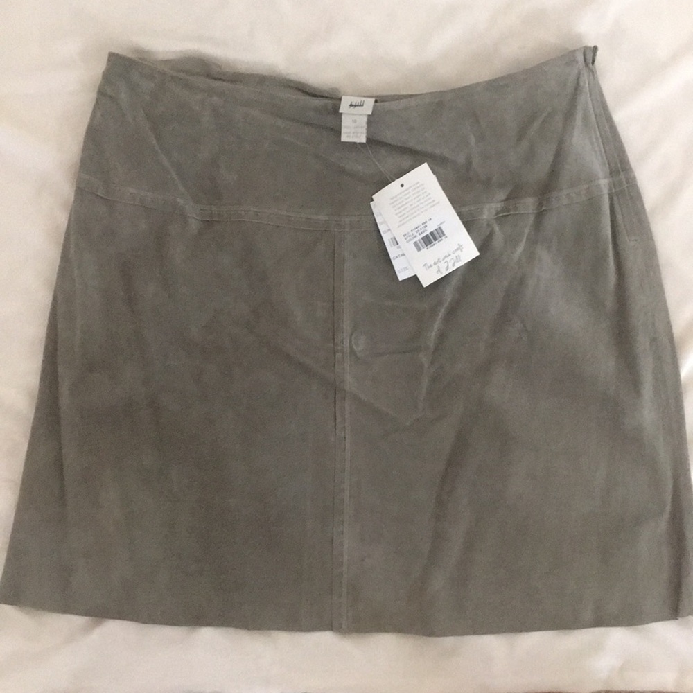 J Jill outlet leather skirt